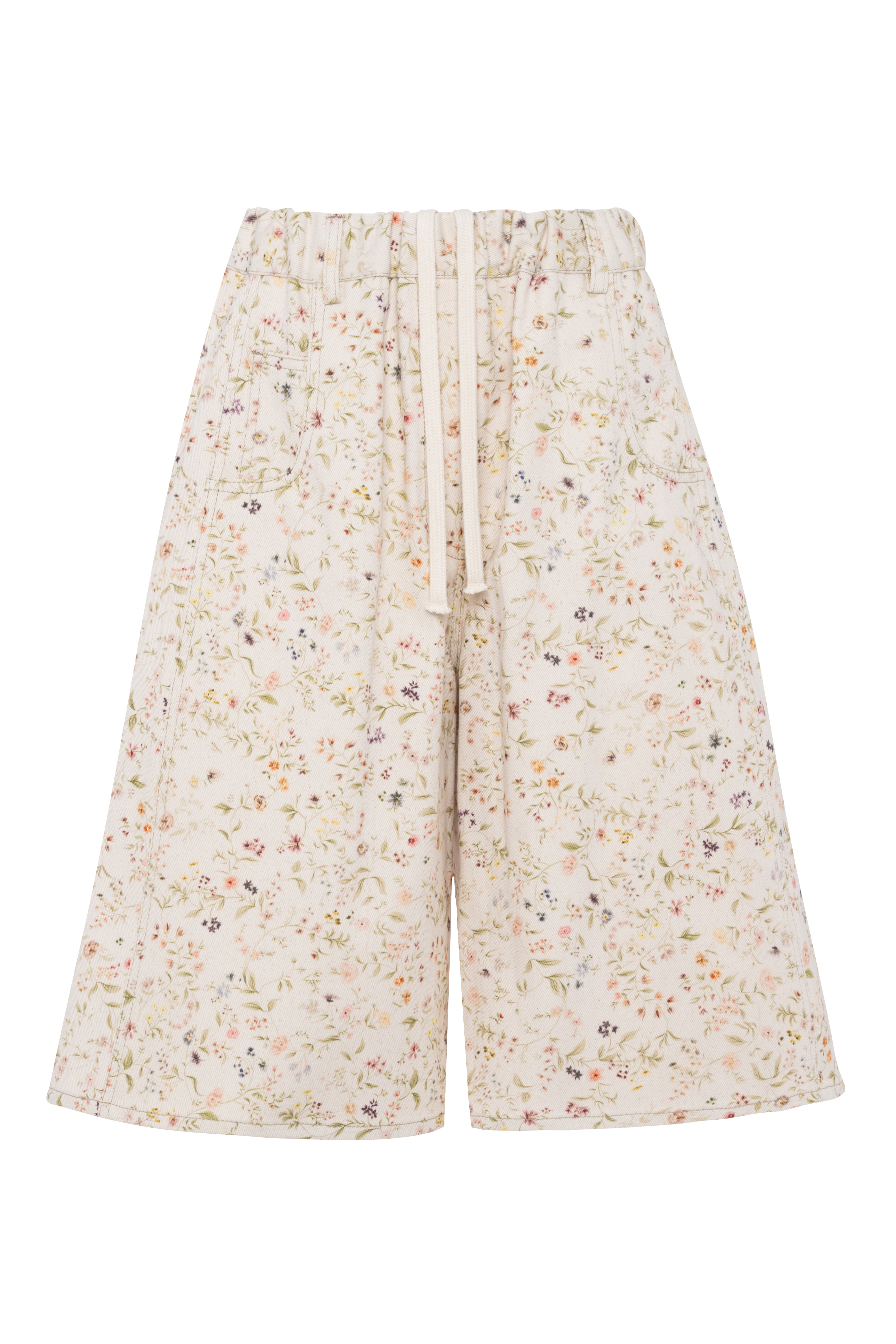 Floral Print Bermuda Shorts