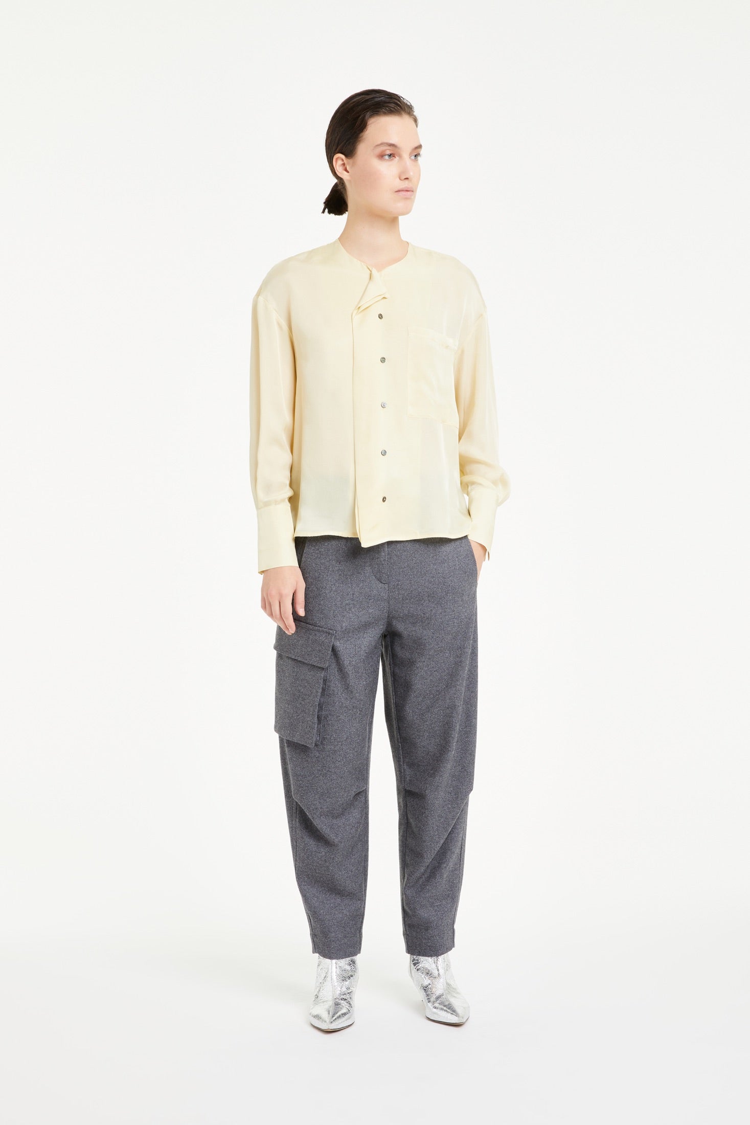 Vanilla Cupro Shirt