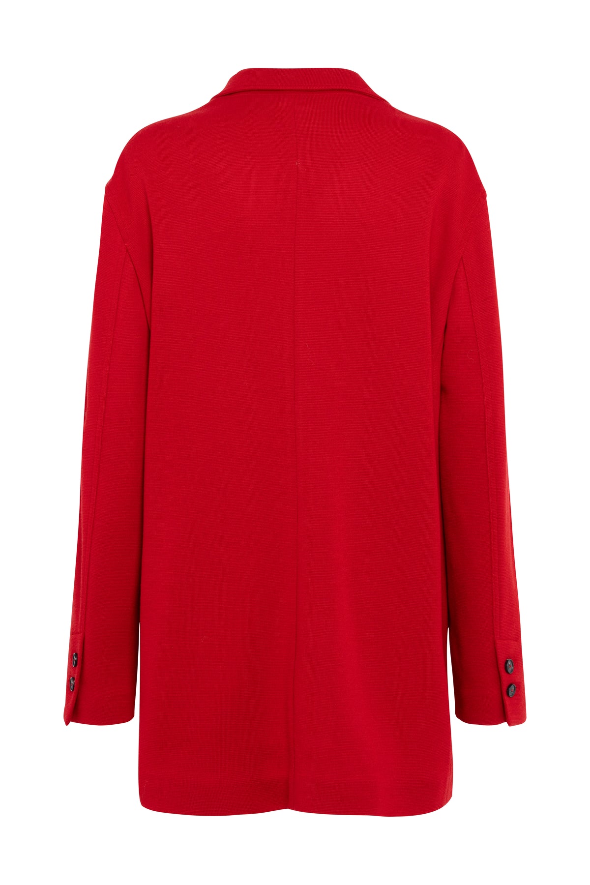 Double-Breasted Oversized Blazer In Bright Red