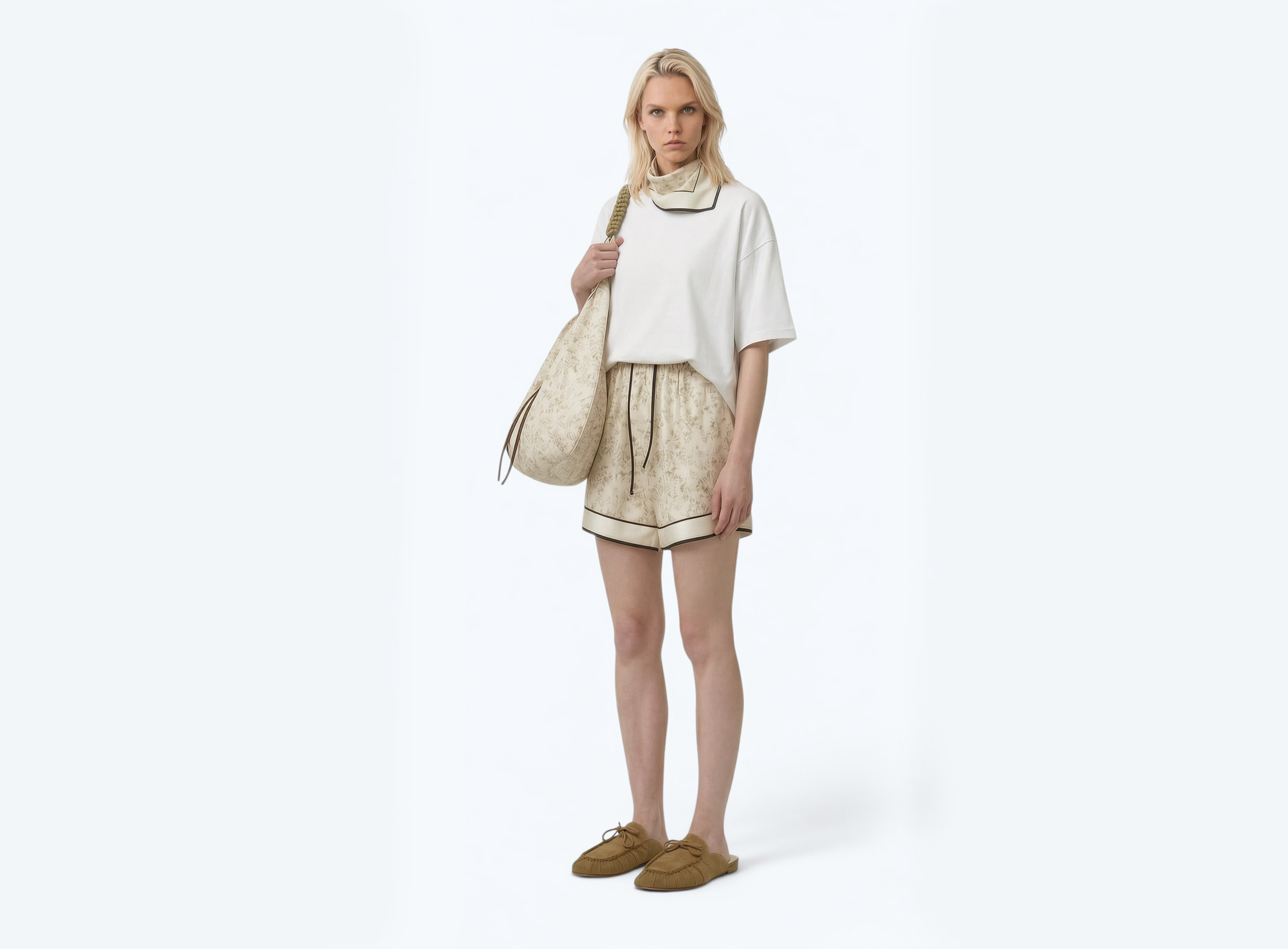 Oversized White Cotton T-Shirt