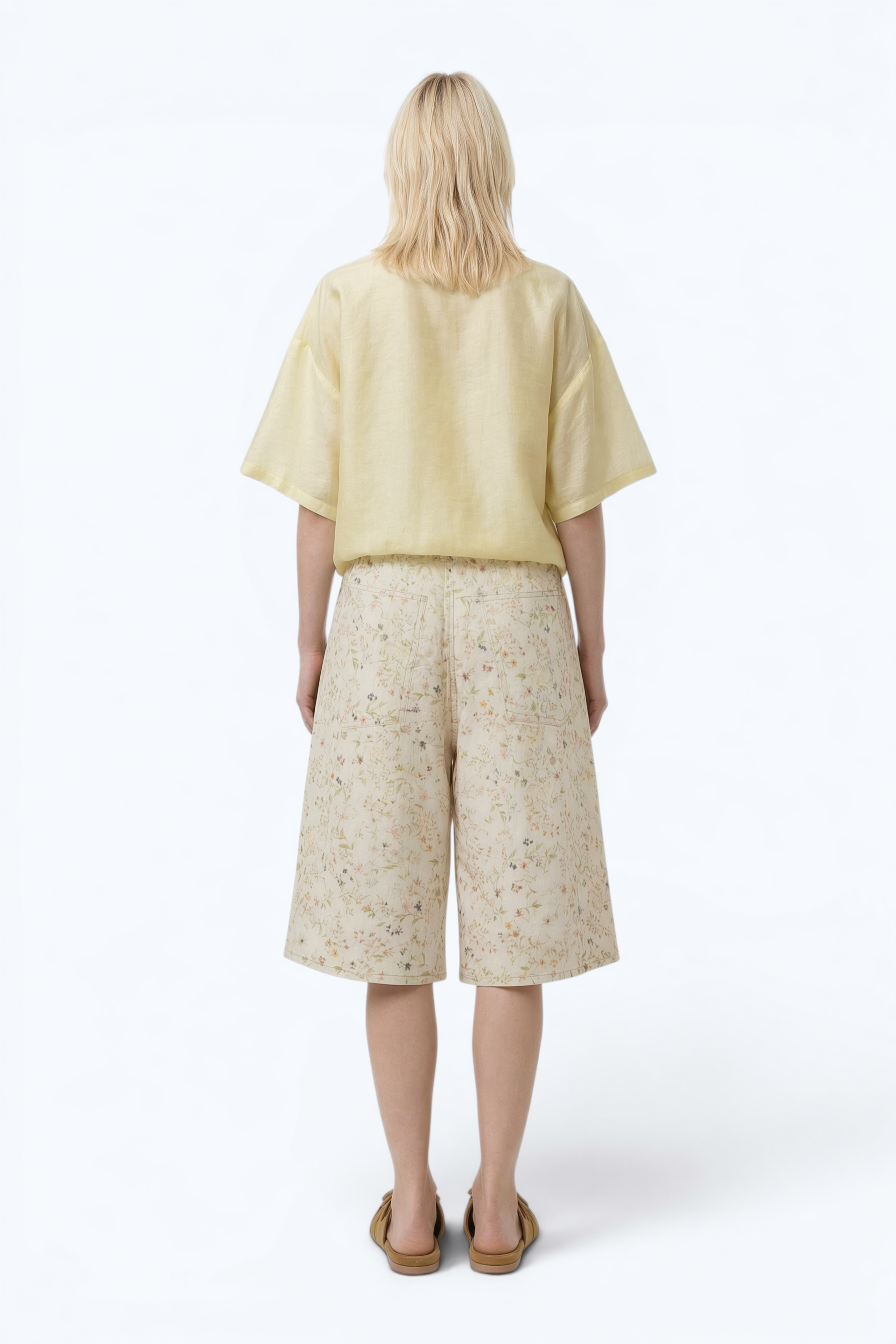 Floral Print Bermuda Shorts