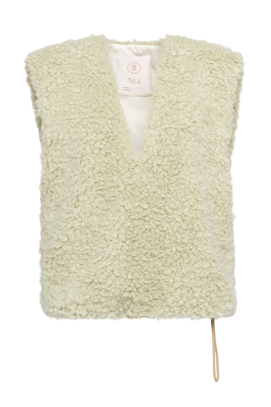 Light Green Faux Fur Vest