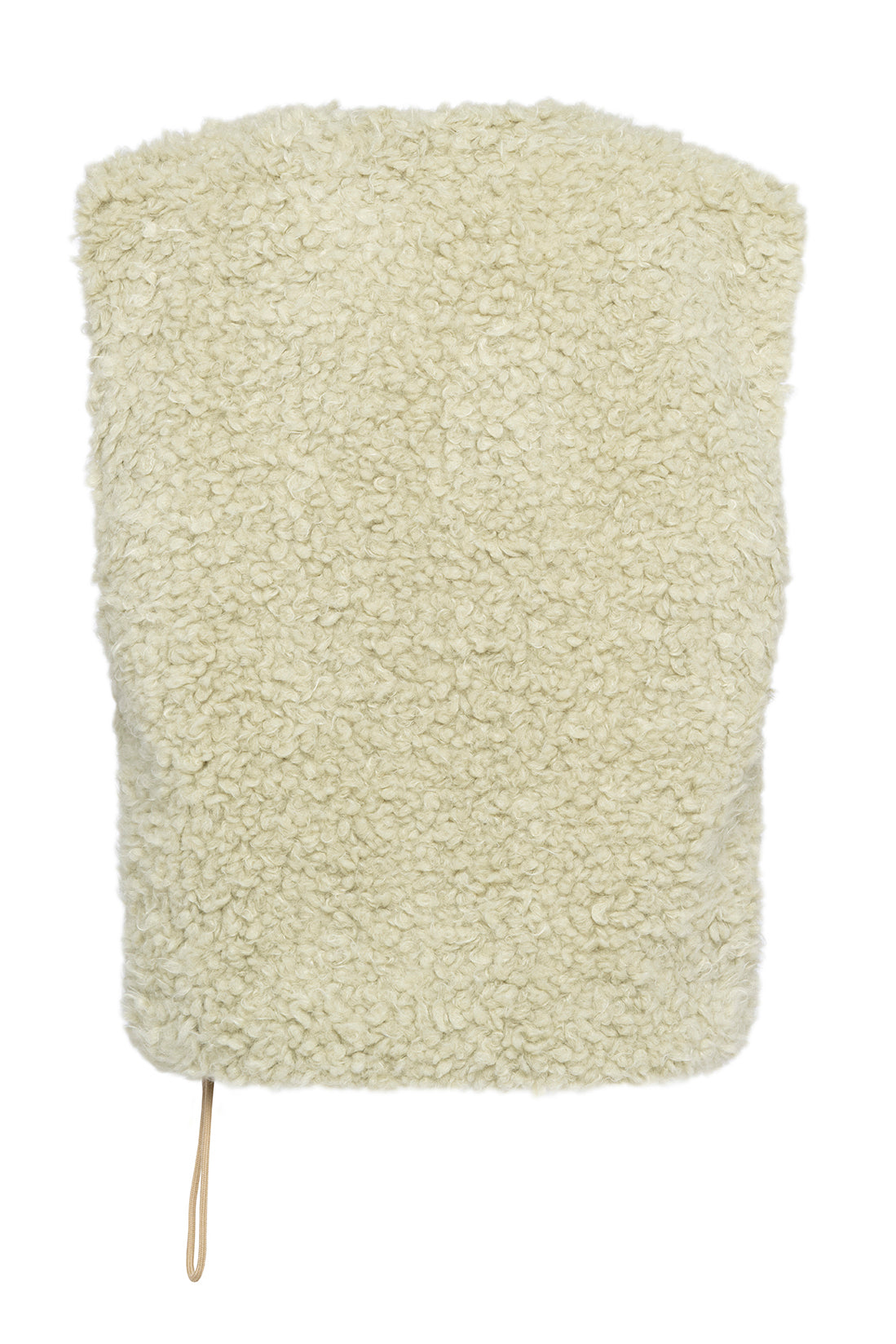 Light Green Faux Fur Vest