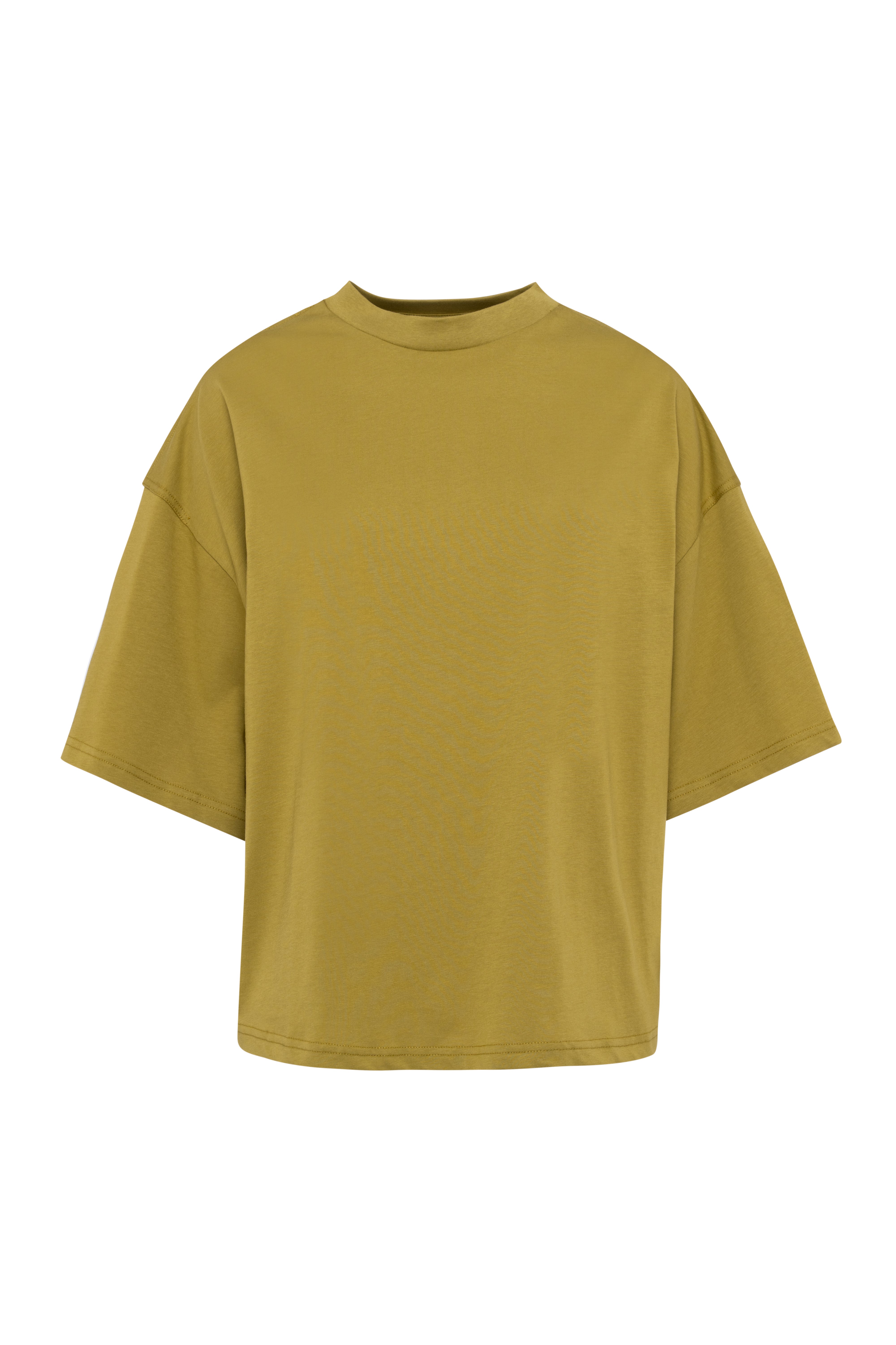 Oversized Olive Green Cotton T-Shirt