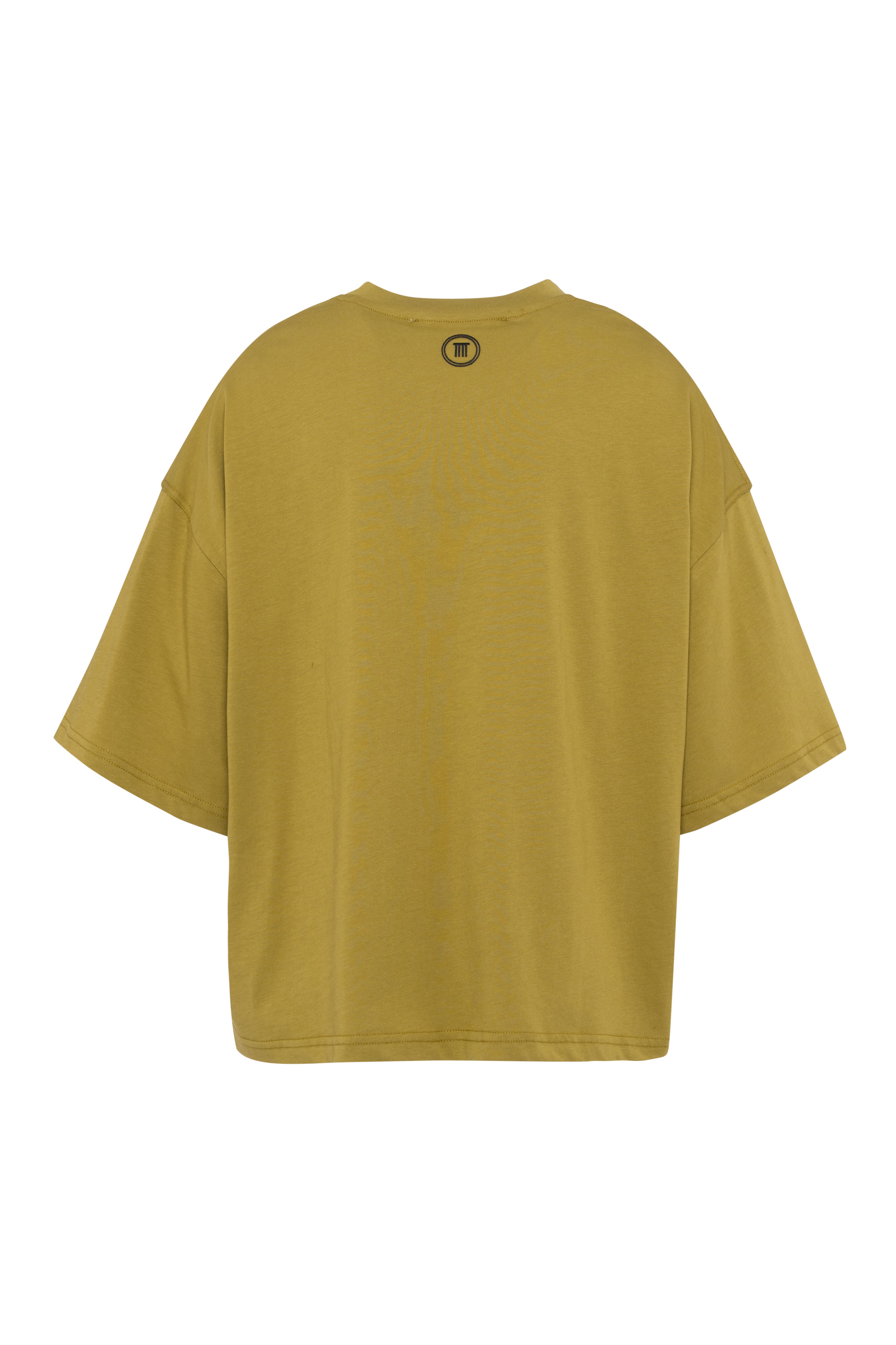 Oversized Olive Green Cotton T-Shirt