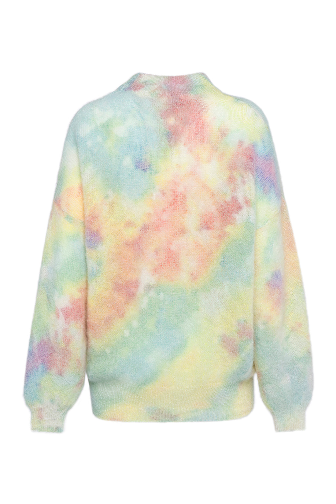 Pastel Tie-Dye Mohair Sweater
