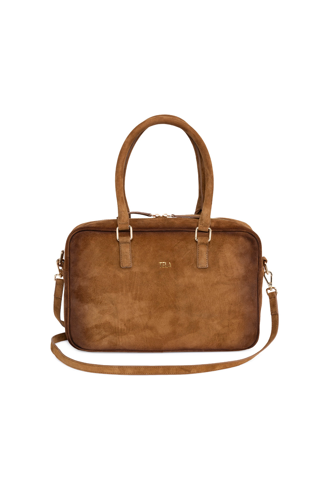 Brown Suede Handbag