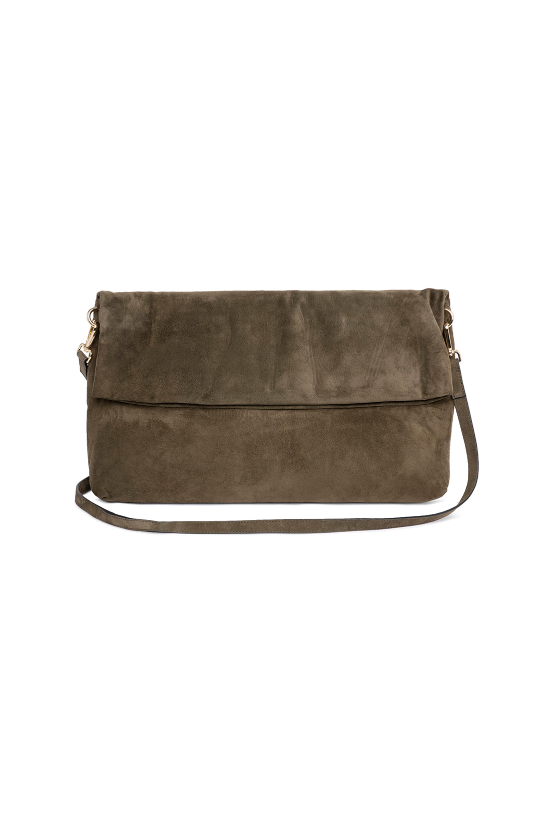 Suede Crossbody Bag