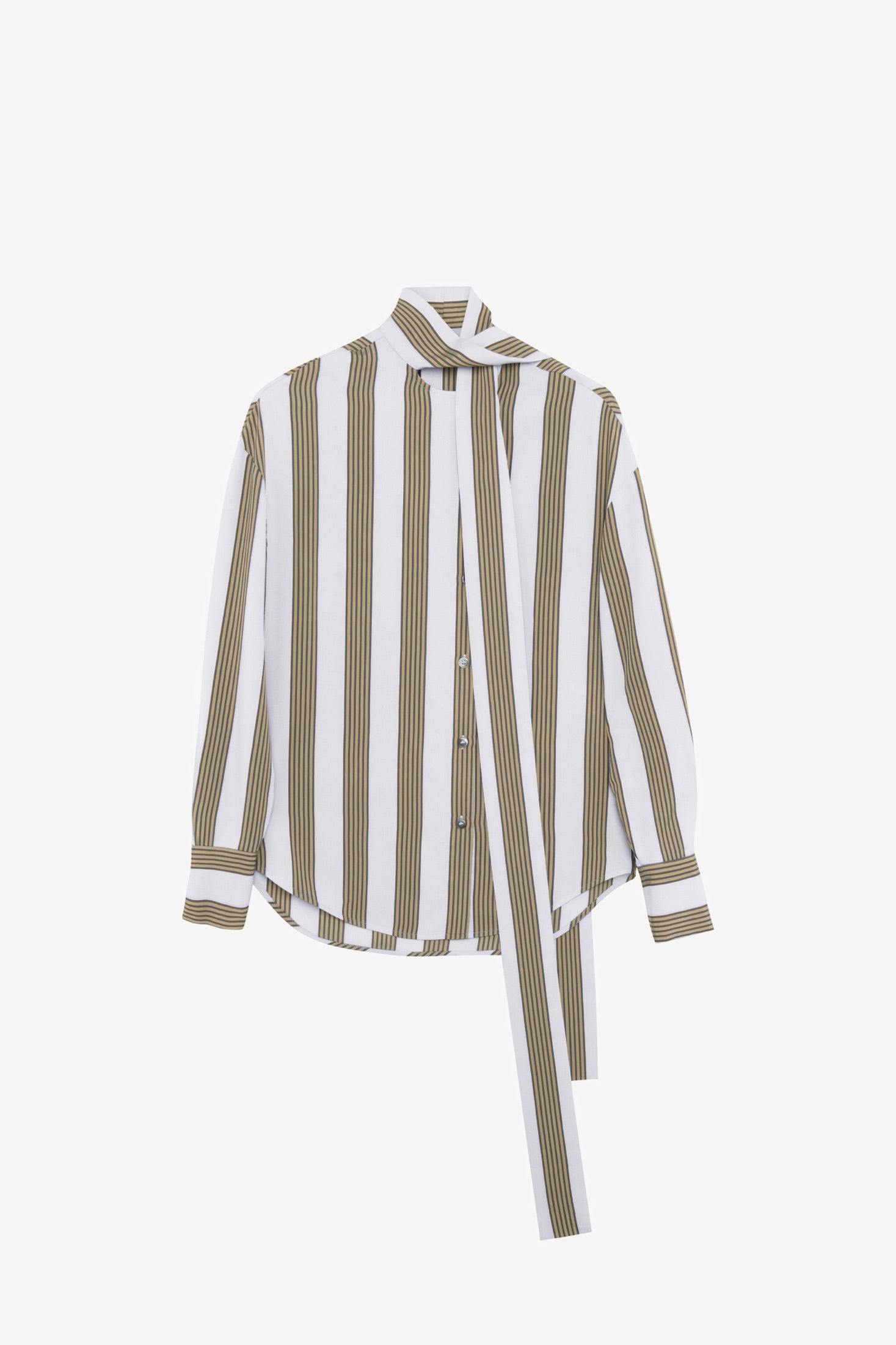 Striped Scarf Shirt