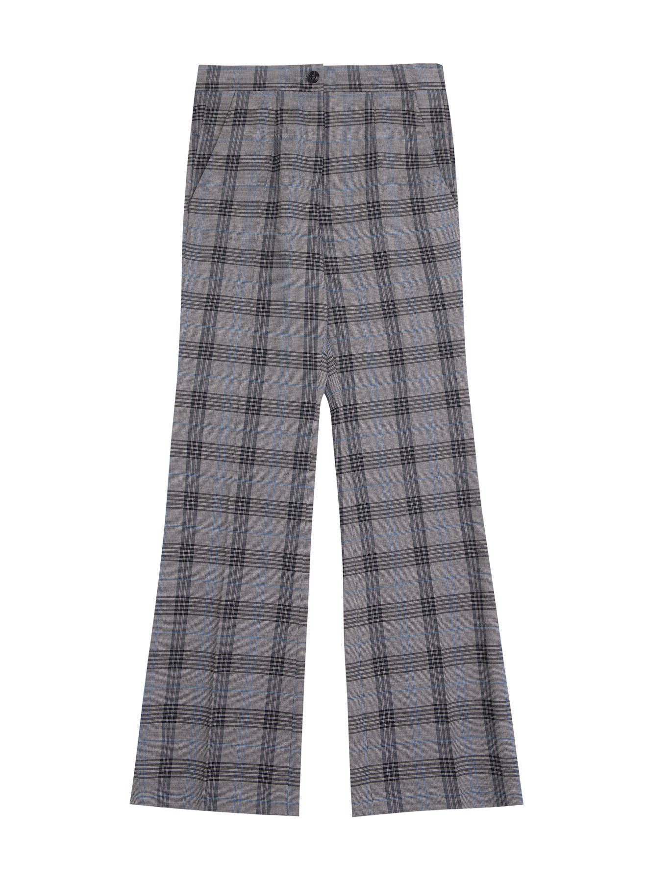 Galles Checked Flared Trousers