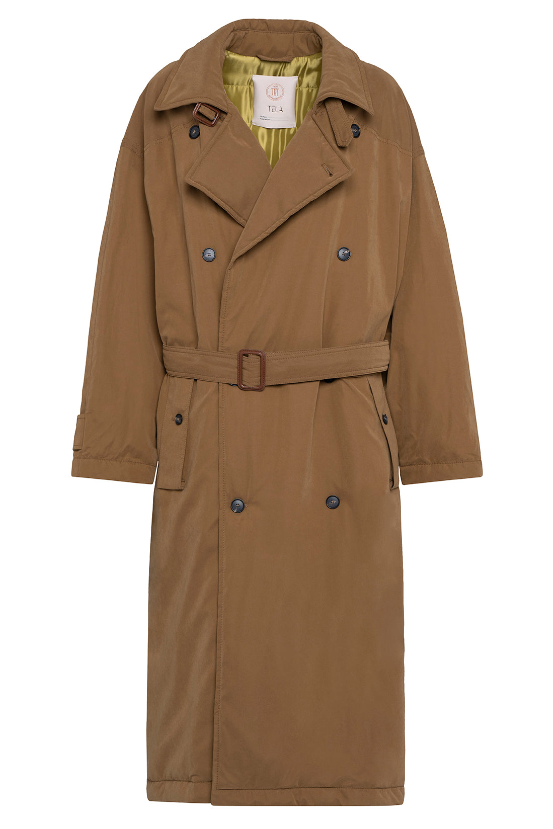 Long Nylon Trench Coat