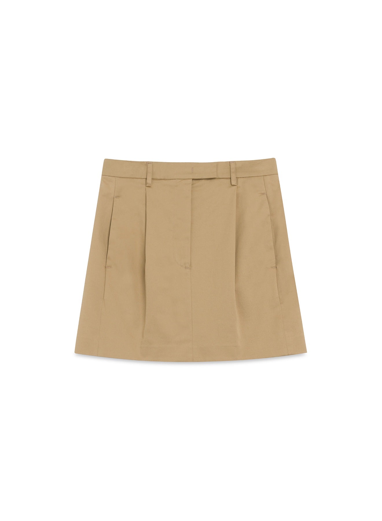 Cotton Gabardine Mini Skirt