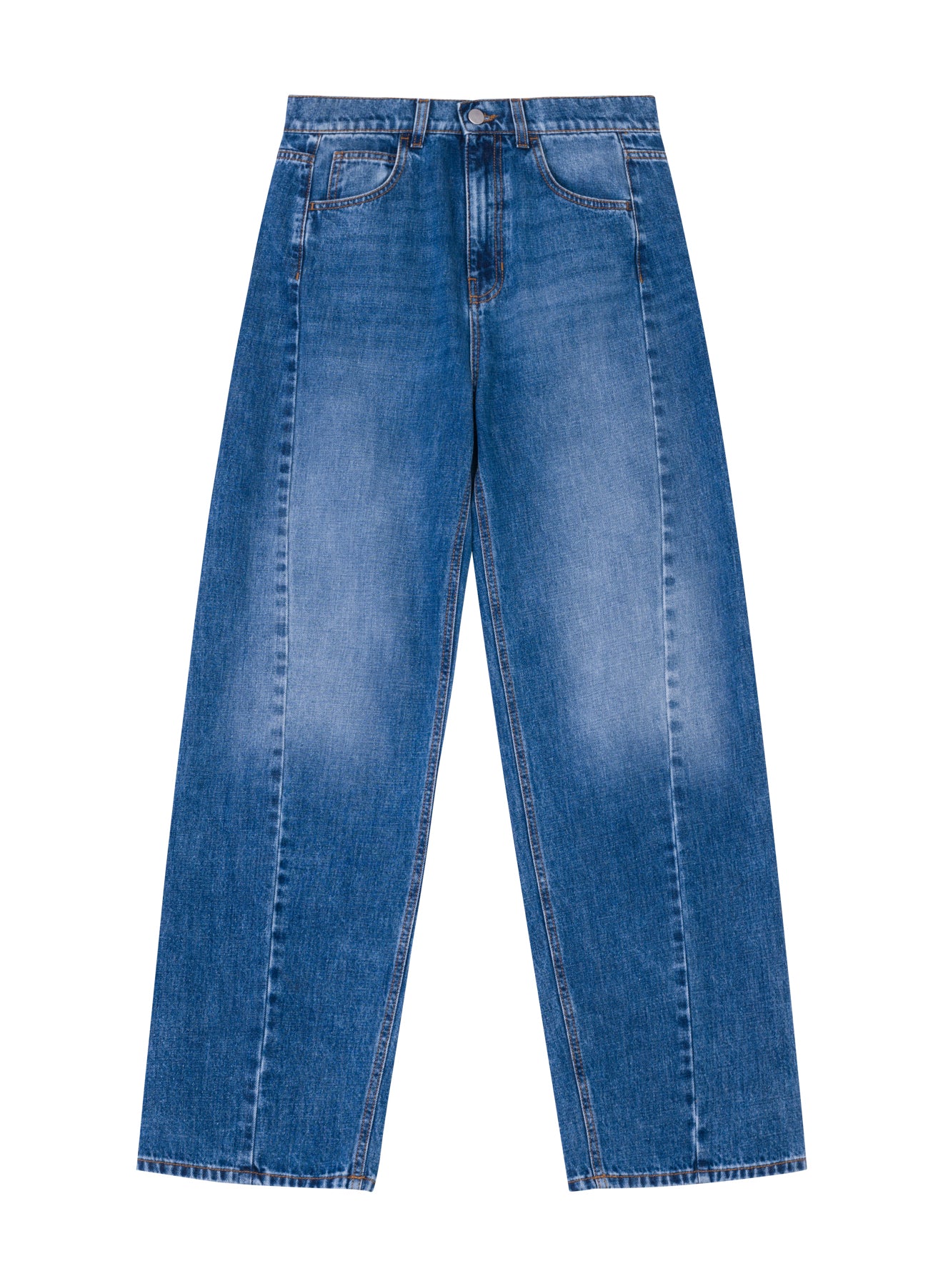 Pantaloni a carota in denim