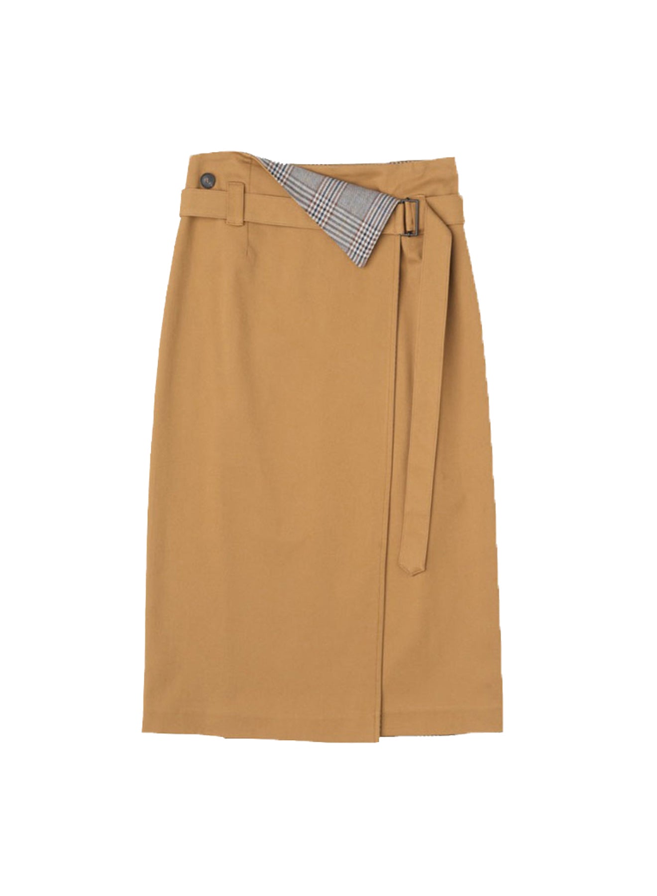 Moka Folded Midi Skirt