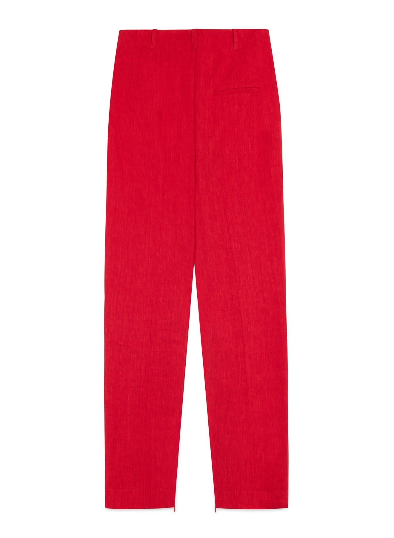 Slim Fit Red Trousers