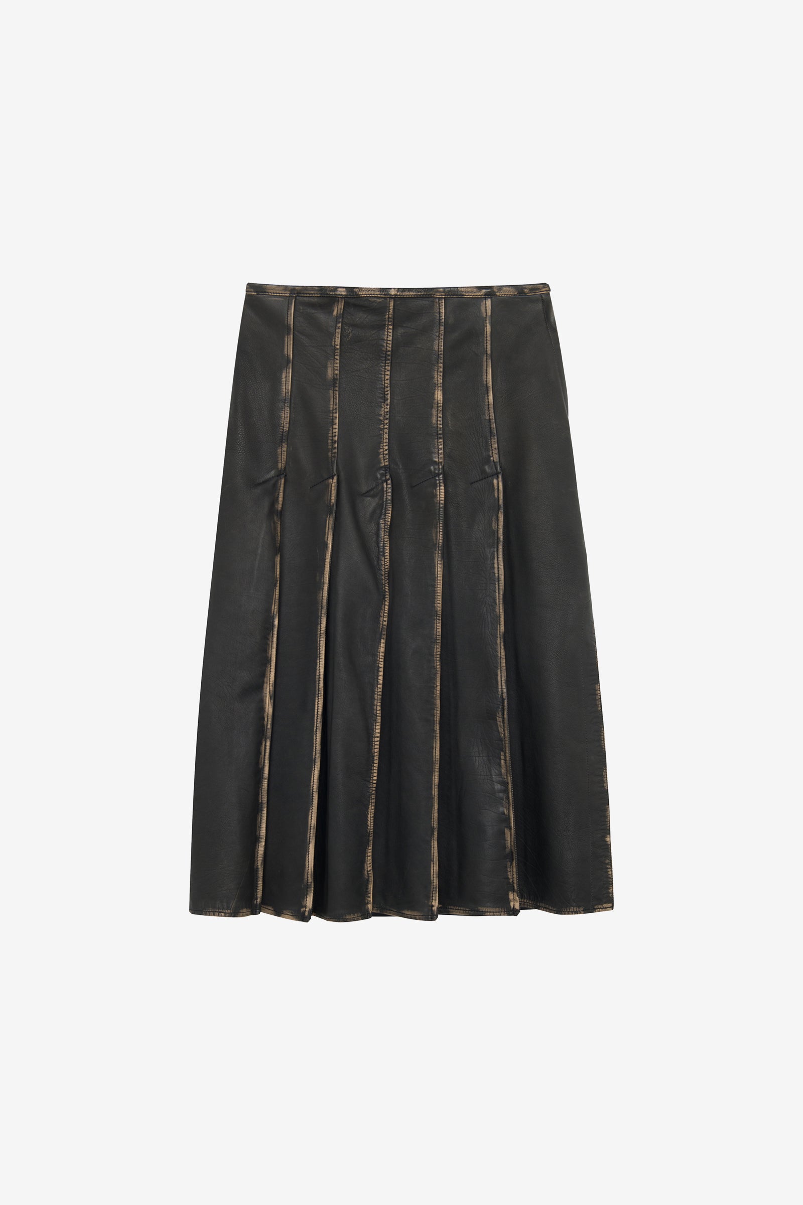 Leather Washed Skirt