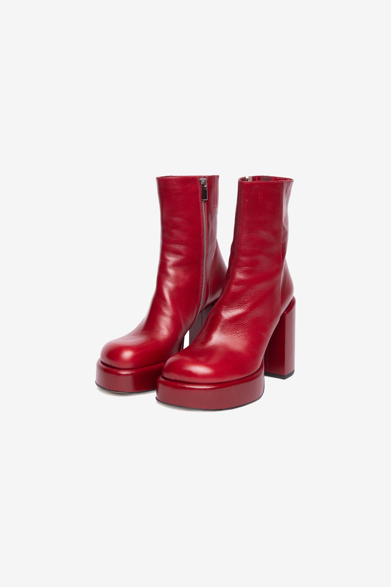 Cherry Platform Boots