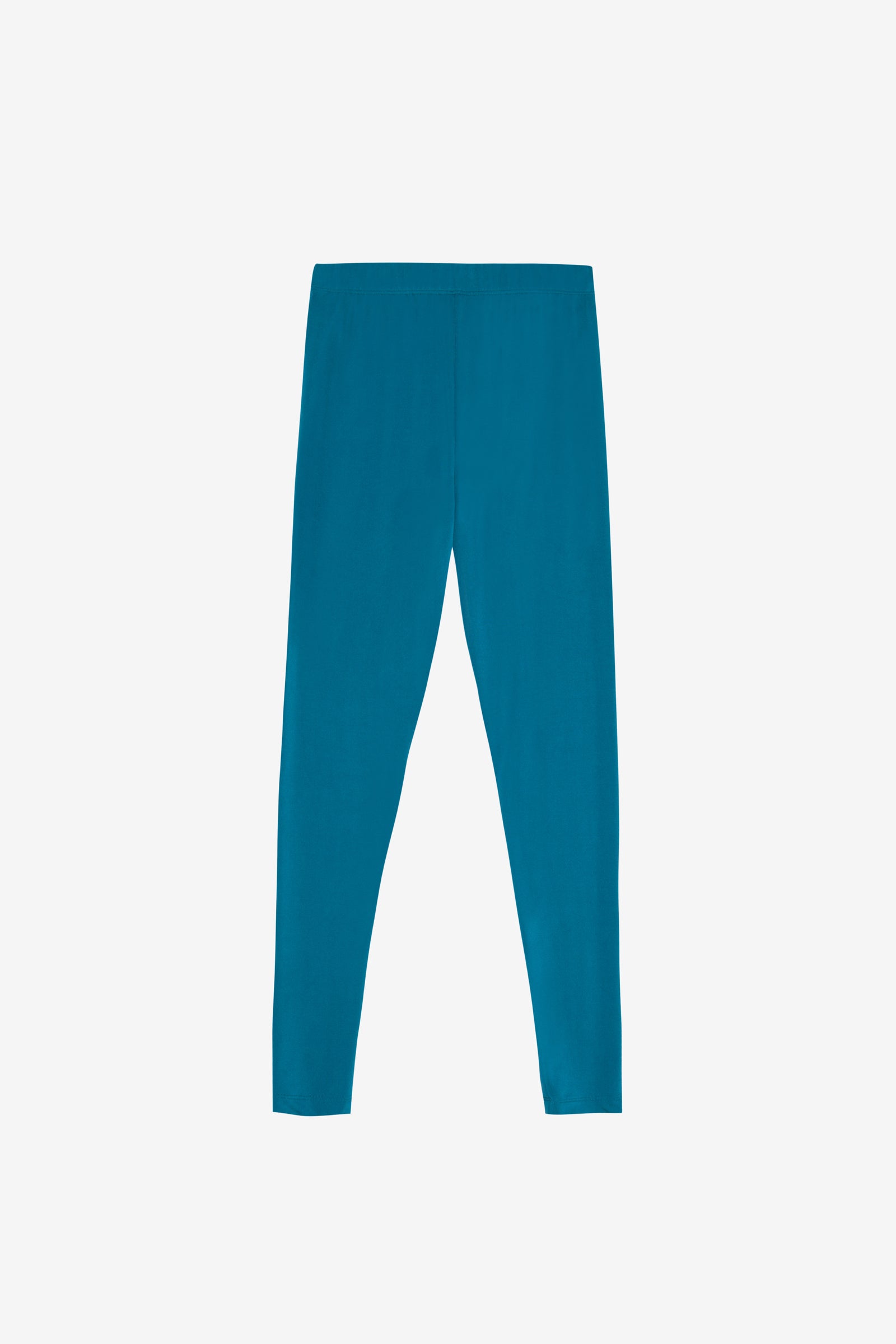Teal Blue Fitted Leggings