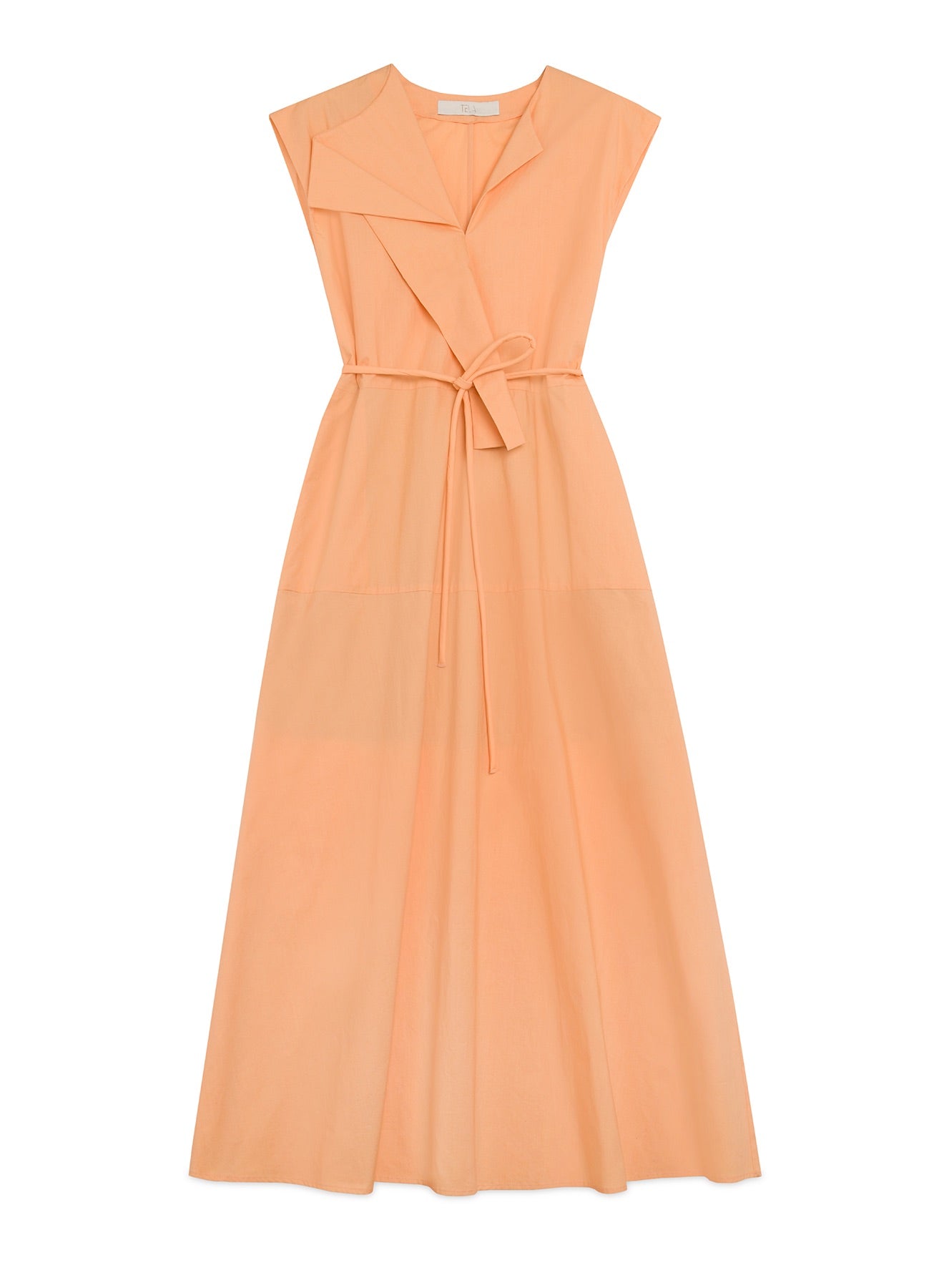 Peach Ruffle Dress