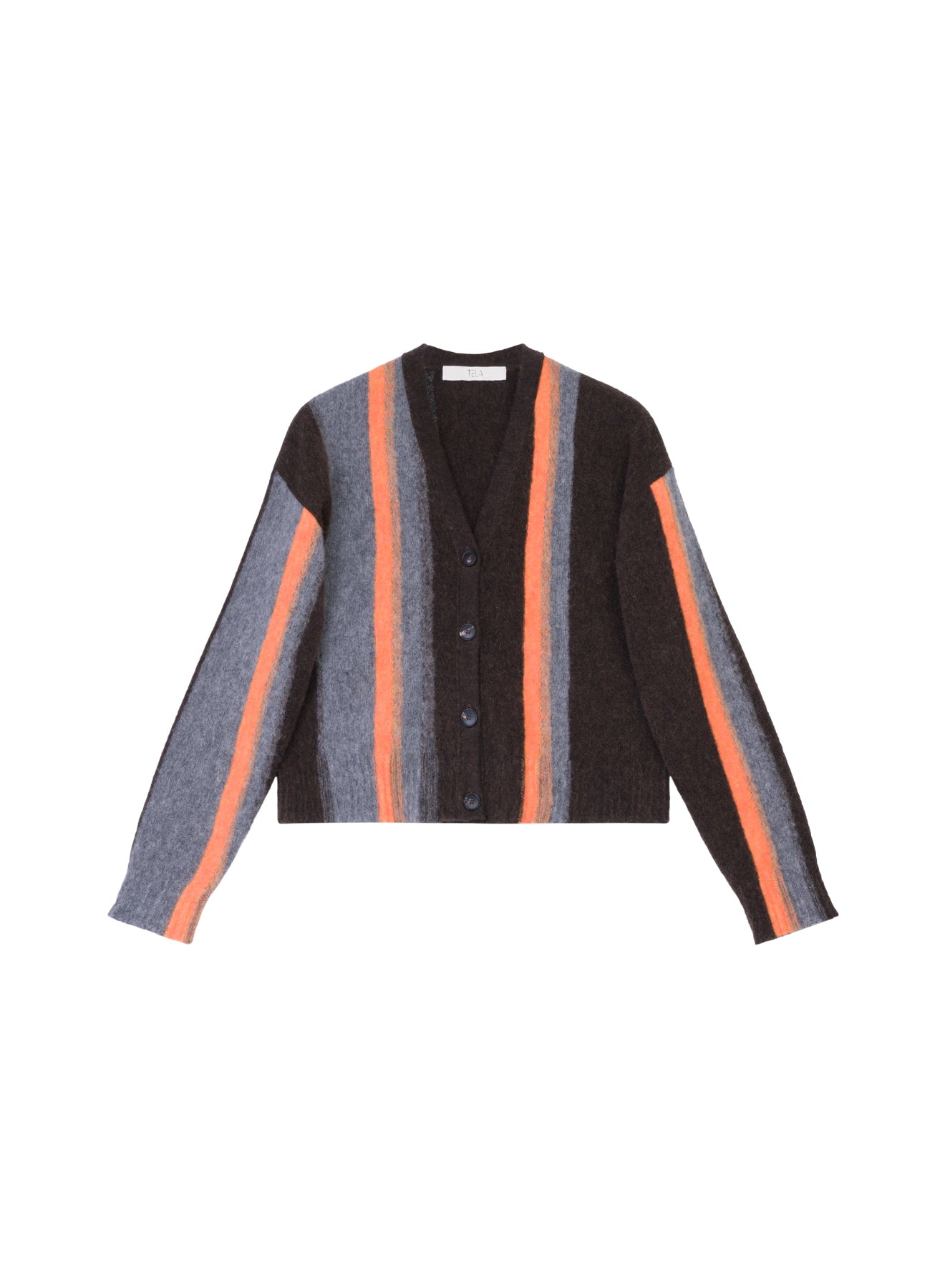 Cardigan elasticizzato in alpaca