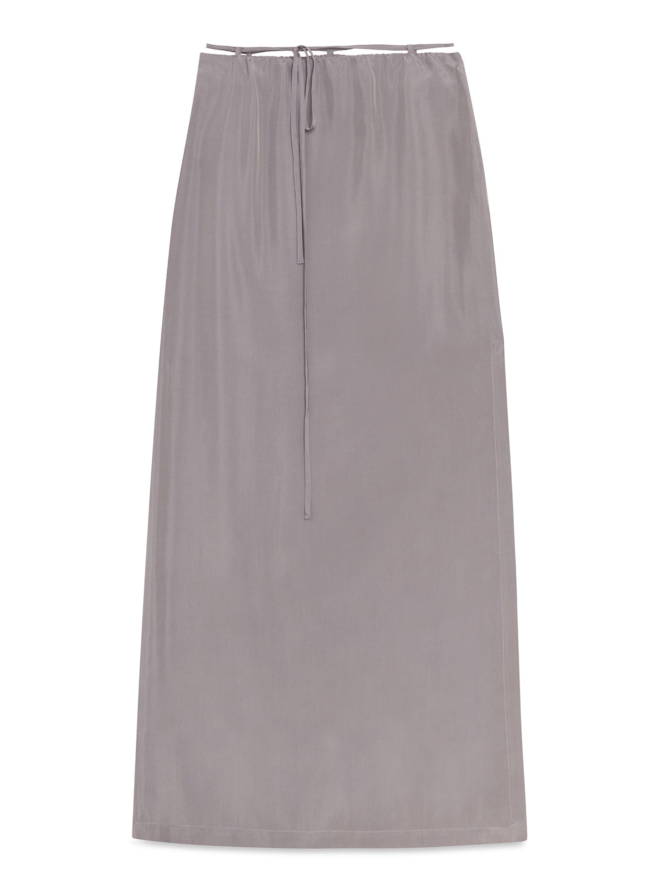 Pearl Grey Midi Skirt