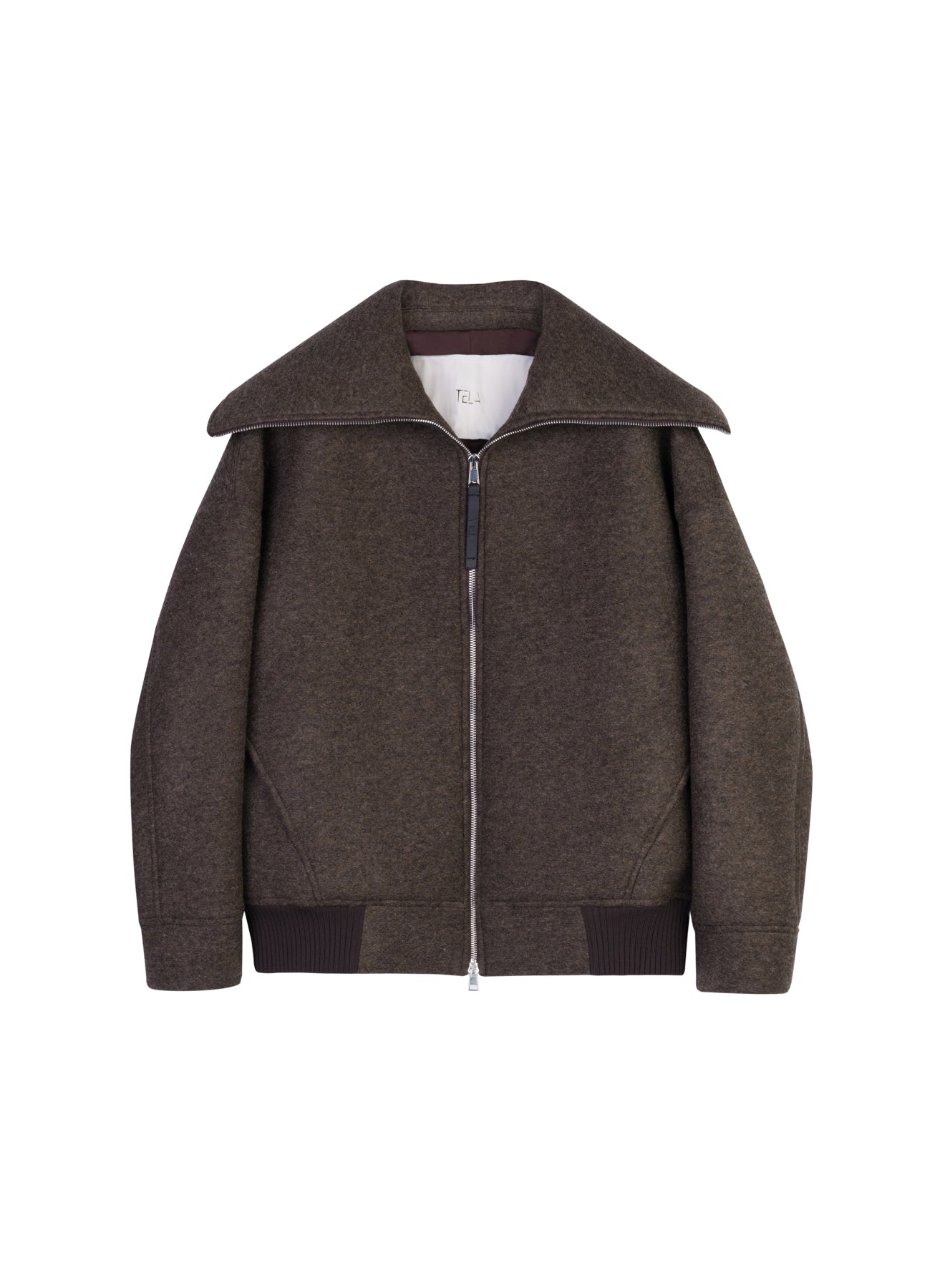 Bonded Knit Zipped Jacket