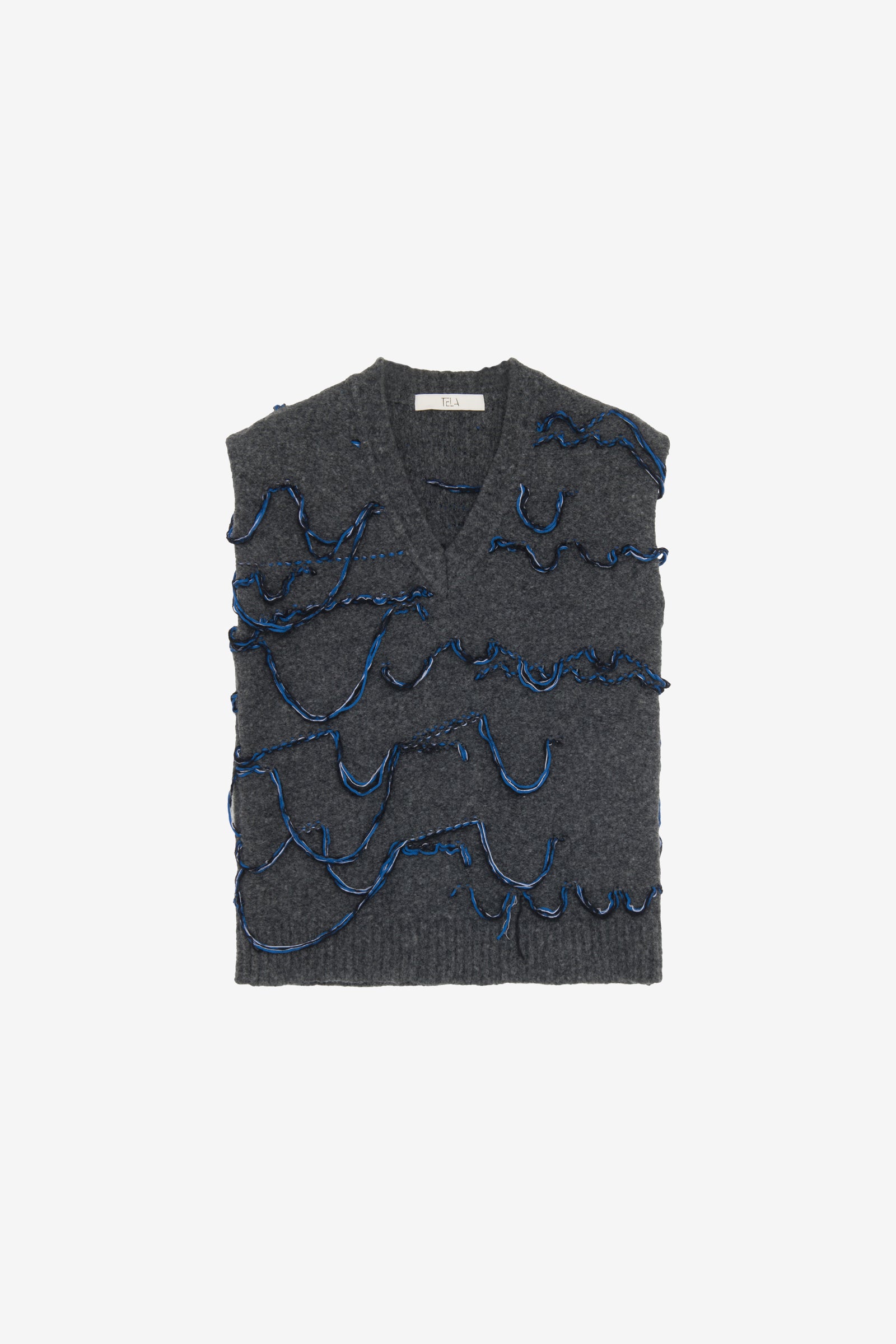 Raw Embroidery Vest
